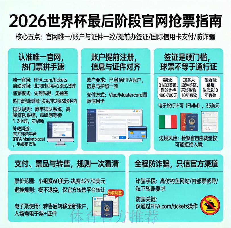 2026世界杯正规购票平台官方入口指南